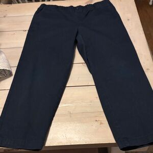 Lands' End Kids Navy Casual Pants- Size 18 Husky